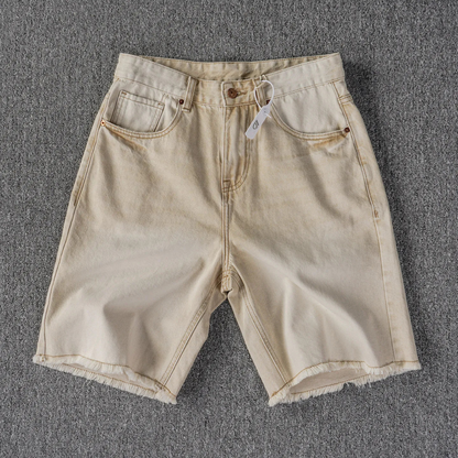 Vintage Hayes Raw-Hem Denim Shorts