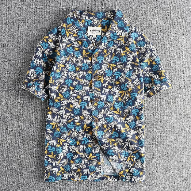 Vintage Seaside Hawaiian Shirt