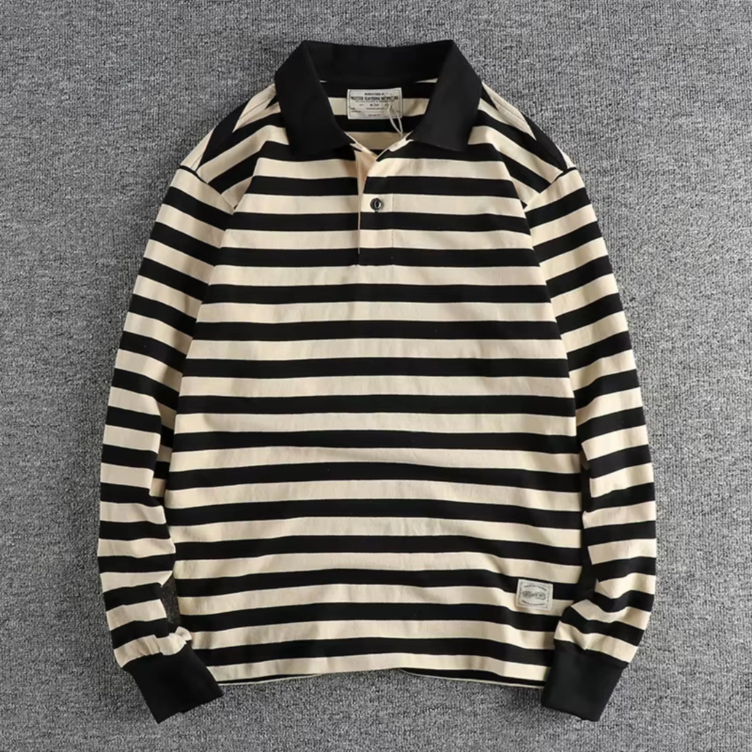 Vintage Offshore Long-Sleeve Polo
