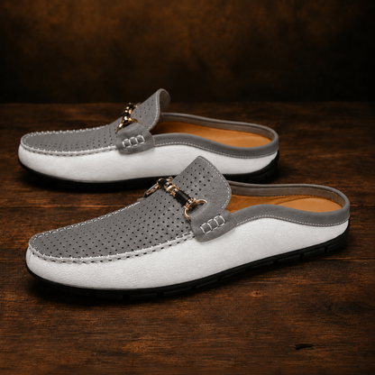 Alveroni Leather Mules