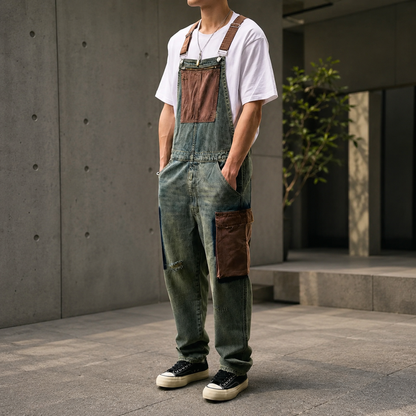 Vintage Weston Patchwork Overalls