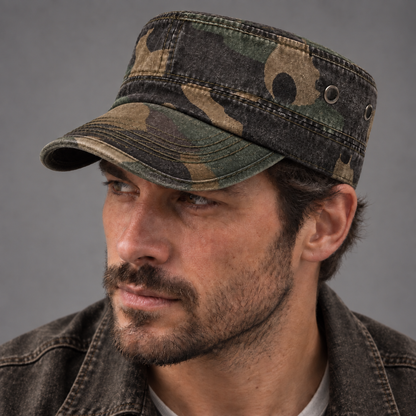 Vintage Camo Conductor Hat