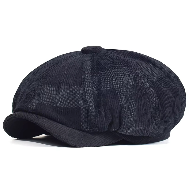Classic Corduroy Newsboy Cap