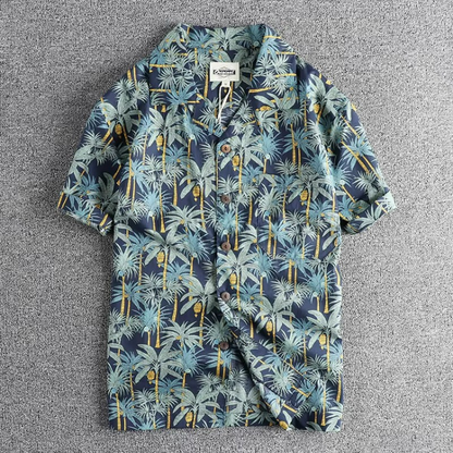 Vintage Seaside Hawaiian Shirt