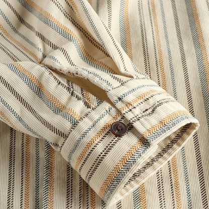 Vintage Ridge Striped Shirt