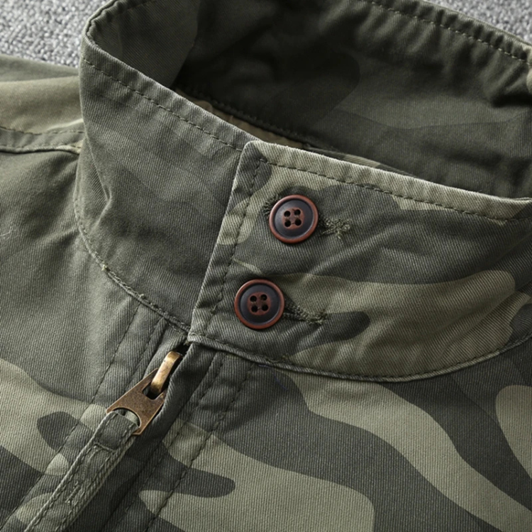 Vintage Field Camo Cargo Jacket