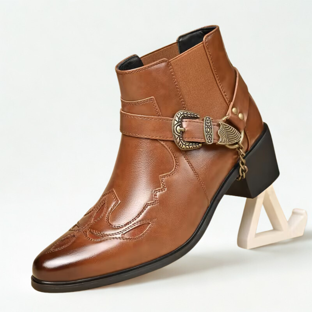 Vintage Templar Leather Boots
