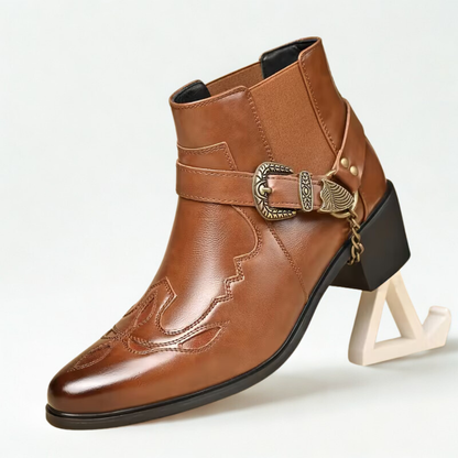 Vintage Templar Leather Boots