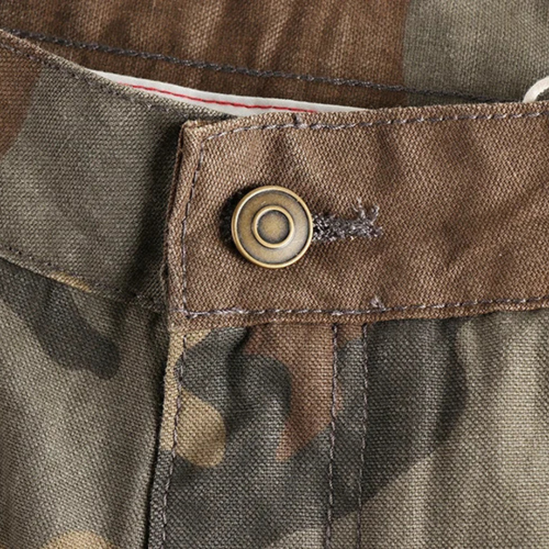 Vintage Camo Double-Knee Utility Pants