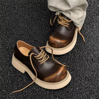 Vintage Foundry Oversized Leather Derbies