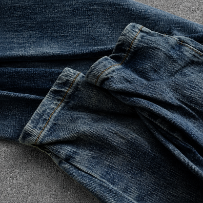 True Denim Double-Knee Utility Joggers