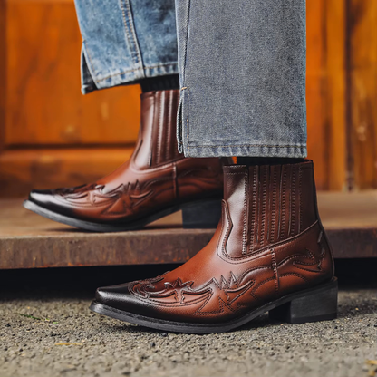 Colton Western Leather Boots