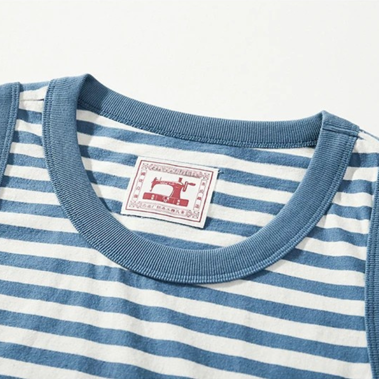 Vintage Sailor Striped Tank Top
