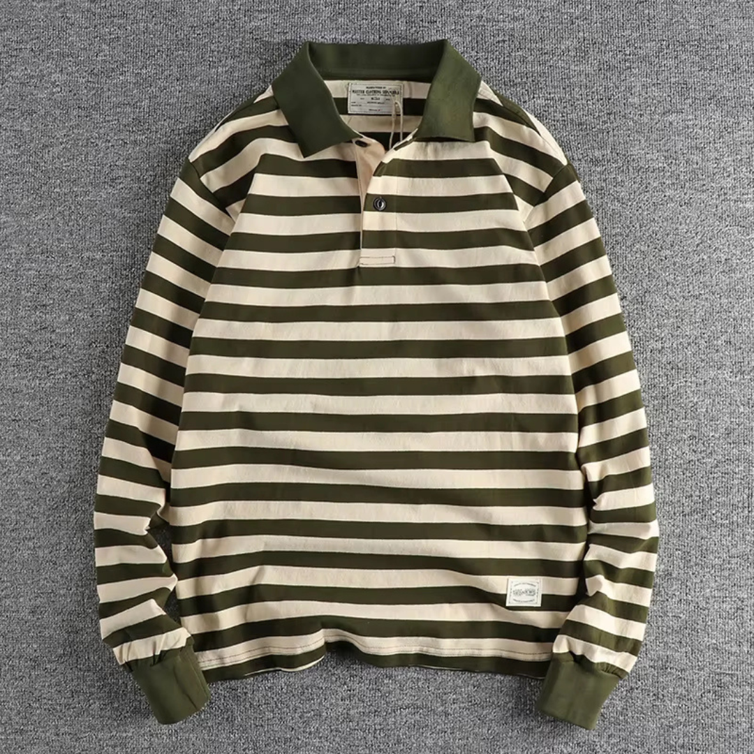 Vintage Offshore Long-Sleeve Polo