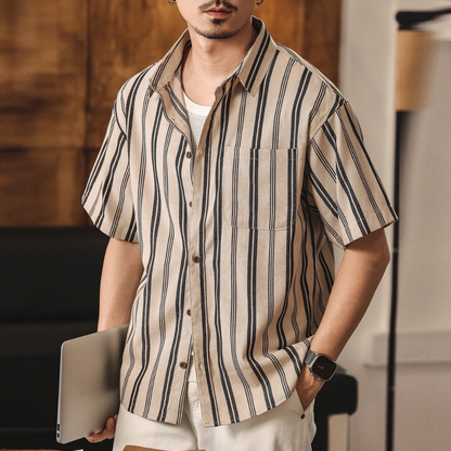 Rhodes Stripe Linen Shirt