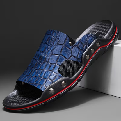 Ardion Croc-Embossed Slides
