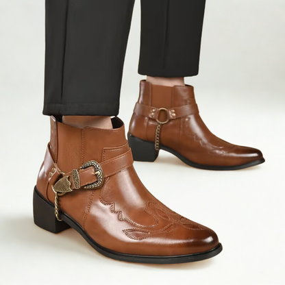 Vintage Templar Leather Boots