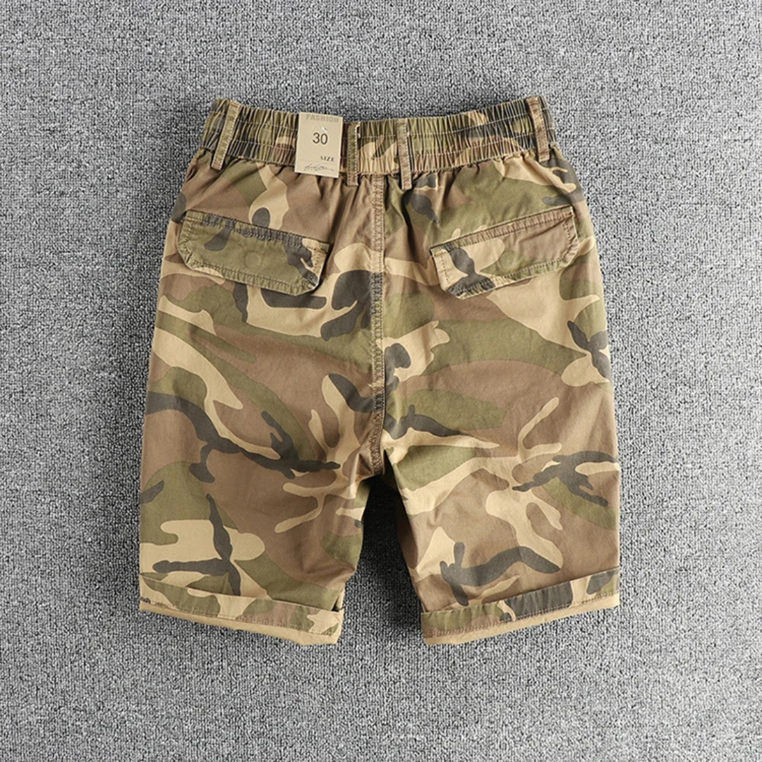 Vintage Recon Camo Cargo Shorts