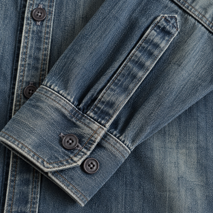 Vintage Distressed Utility Shirt