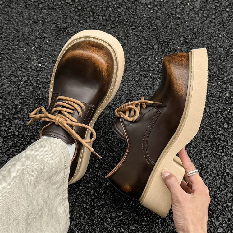 Vintage Foundry Oversized Leather Derbies