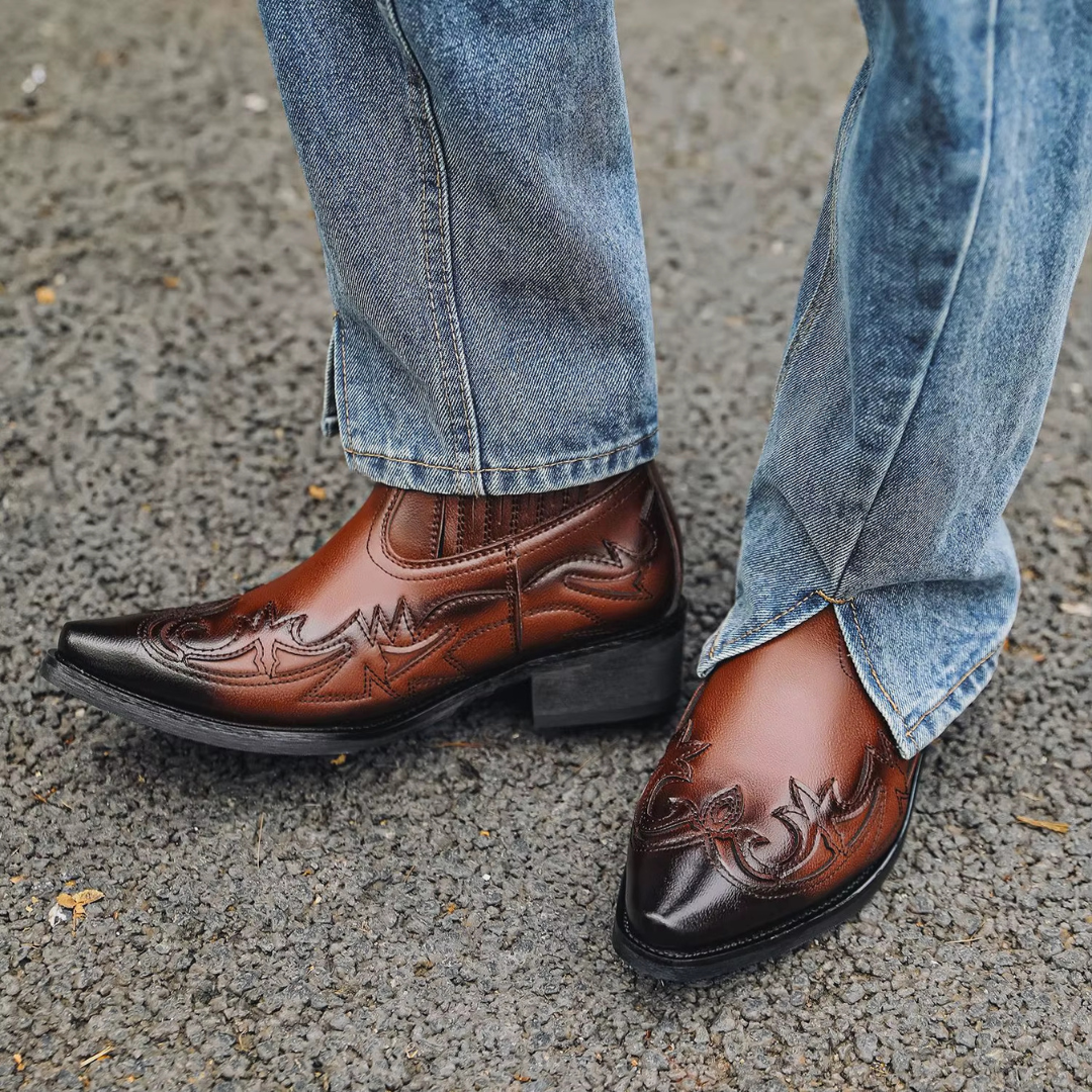 Colton Western Leather Boots