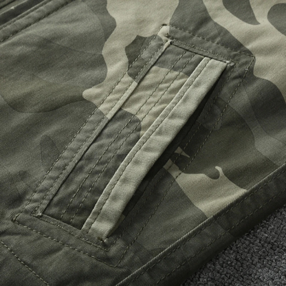 Vintage Field Camo Cargo Jacket
