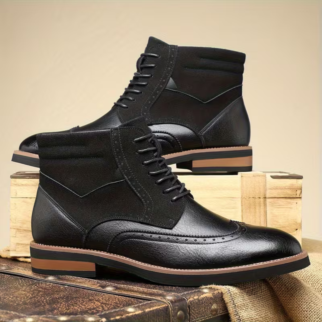 Kingsley Leather Ankle Boots