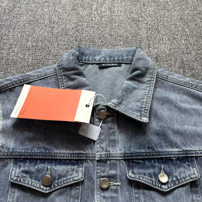 Vintage Distressed Denim Vest