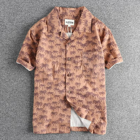 Vintage Seaside Hawaiian Shirt