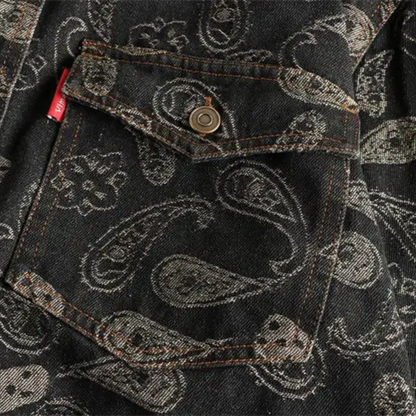 Vintage Paisley Forge Utility Shirt