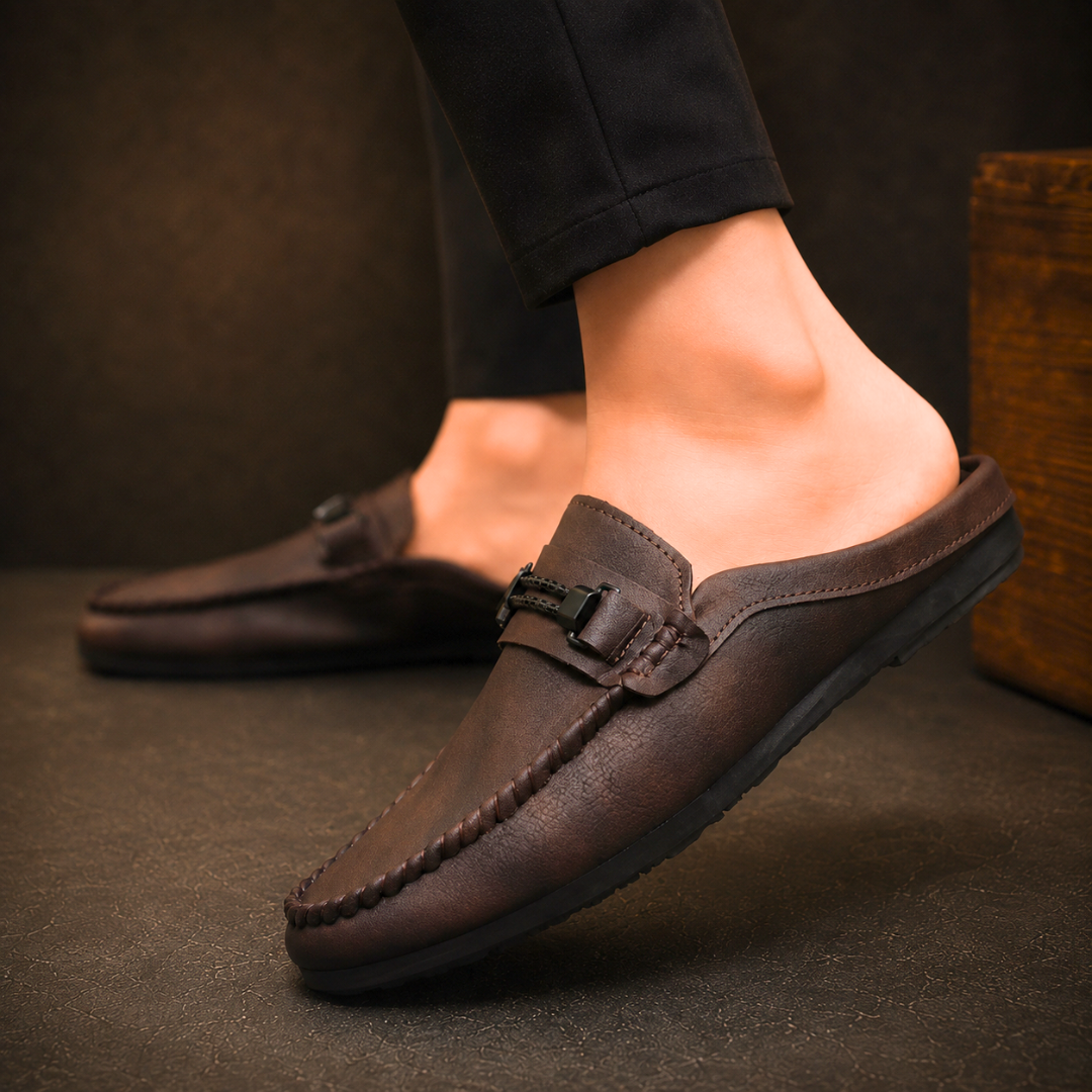 Vercenti Leather Mules