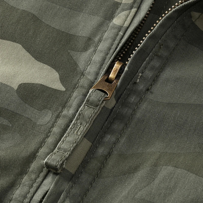 Vintage Field Camo Cargo Jacket