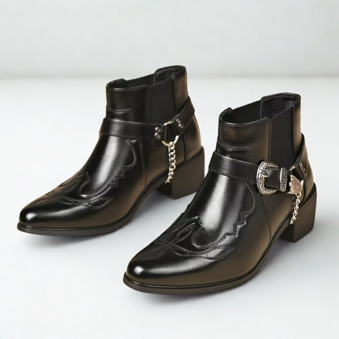 Vintage Templar Leather Boots