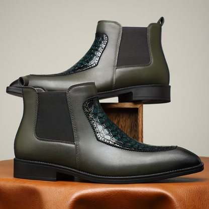 Vexlani Leather Chelsea Boots