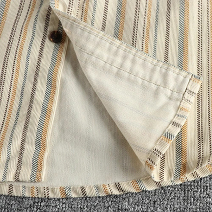 Vintage Ridge Striped Shirt