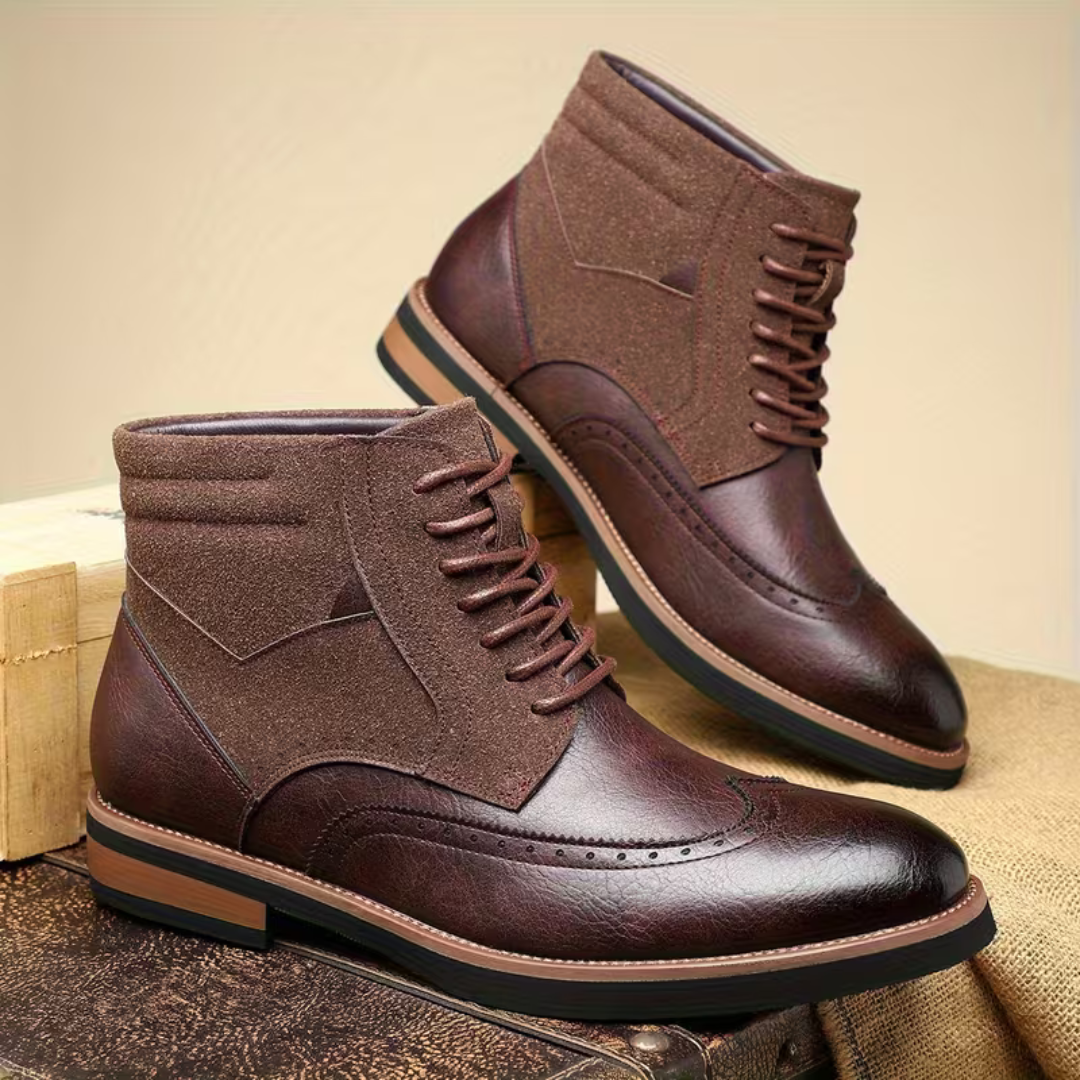 Kingsley Leather Ankle Boots