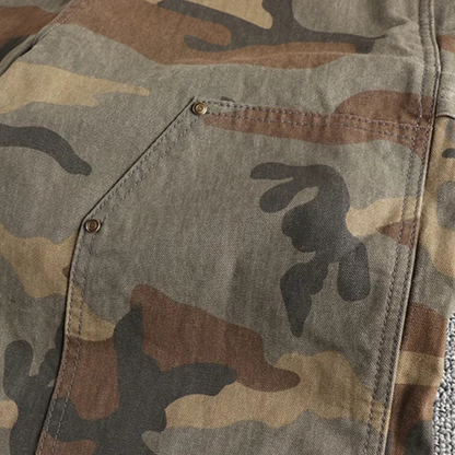 Vintage Camo Double-Knee Utility Pants