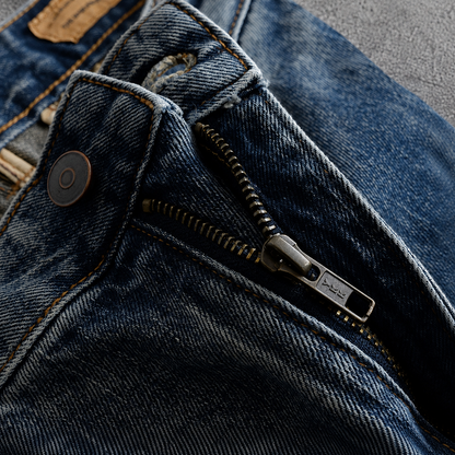 True Denim Double-Knee Utility Joggers