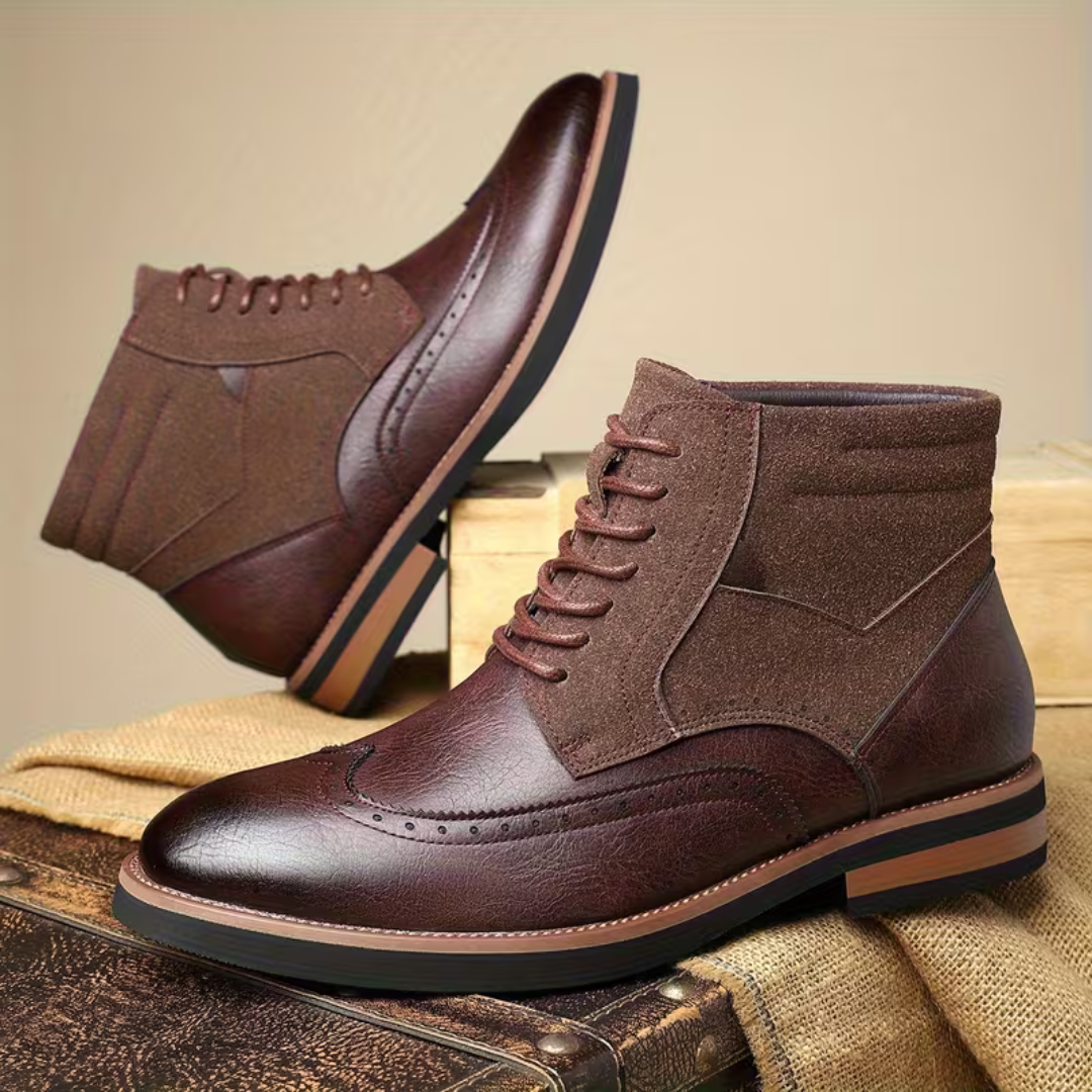 Kingsley Leather Ankle Boots