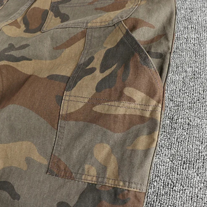 Vintage Camo Double-Knee Utility Pants