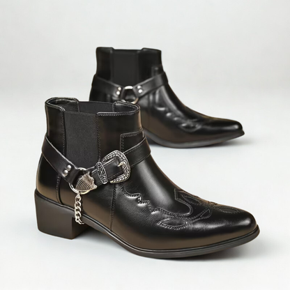 Vintage Templar Leather Boots