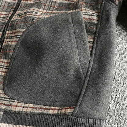 Vintage Calder Plaid Fleece Jacket