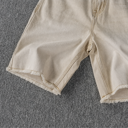 Vintage Hayes Raw-Hem Denim Shorts
