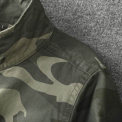 Vintage Field Camo Cargo Jacket