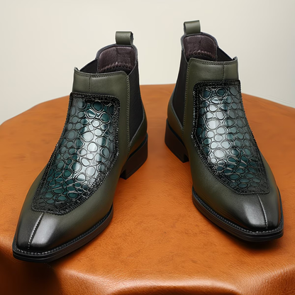 Vexlani Leather Chelsea Boots