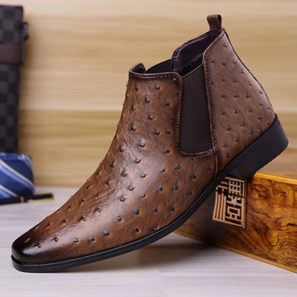 Ostrano Leather Chelsea Boots