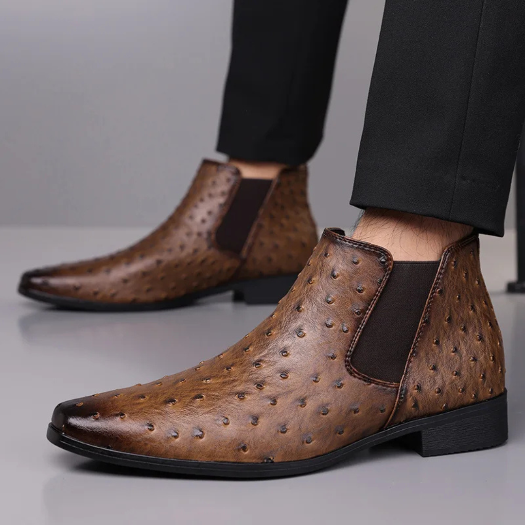 Ostrano Leather Chelsea Boots