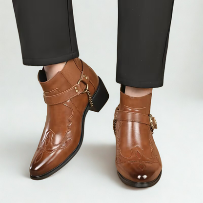 Vintage Templar Leather Boots