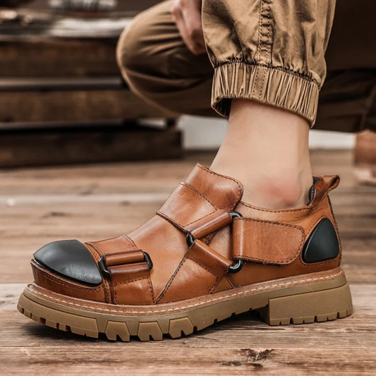 Vintage Workshop Leather Utility Boots