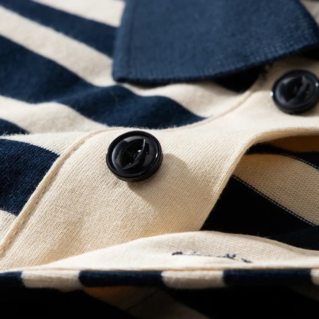 Vintage Offshore Long-Sleeve Polo